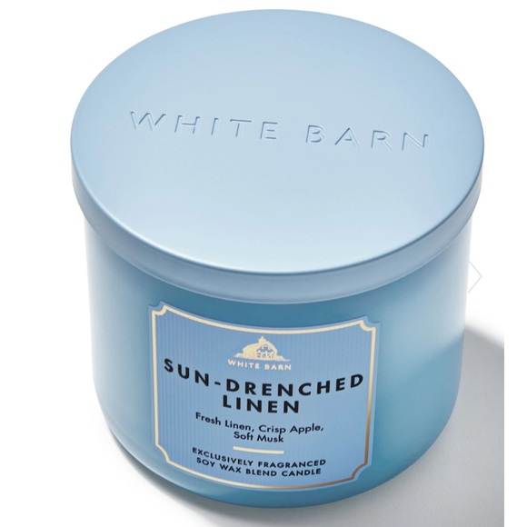 White Barn Other - White Barn Sun-Drenched Linen 3-Wick Candle